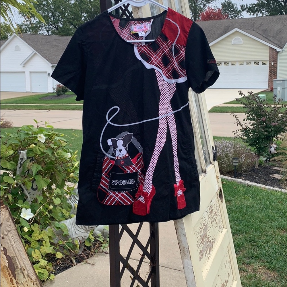 Koi limited edition scrub top.